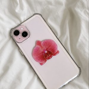 Pink Orchid Phone Grip
